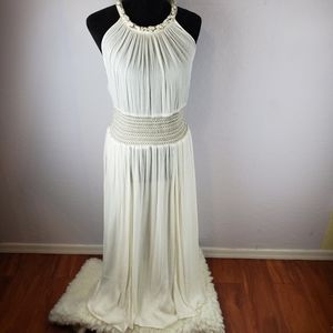 FREE PEOPLE URBAN OUTFITTERS Cream Dress Size S